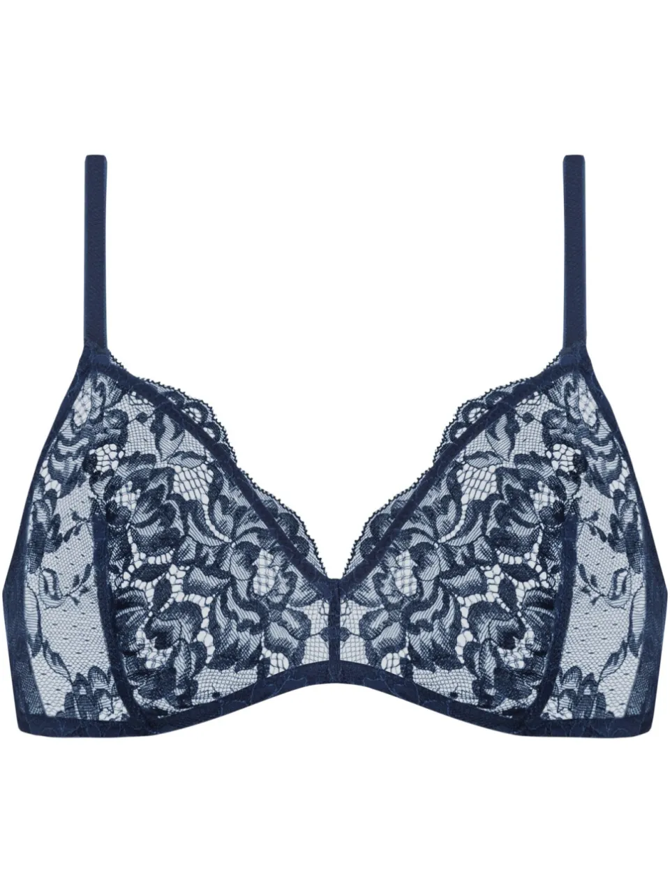 Mey Triangelbeha Serie Cotton Lace Deep Shadow blauw, foto 2