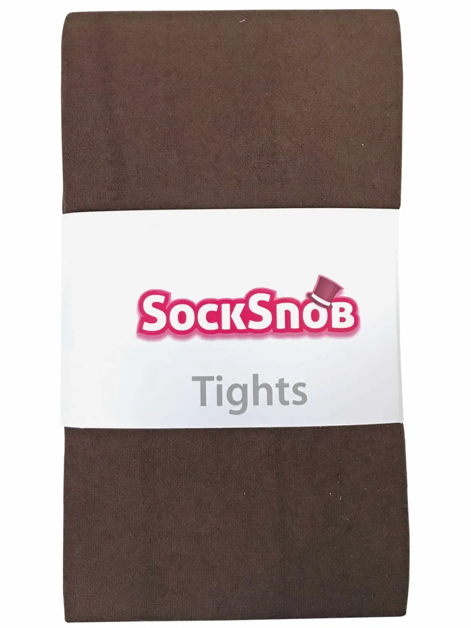 Sock Snob Dames 80 denier ondoorzichtige effen gekleurde panty's - Bruin, foto 2