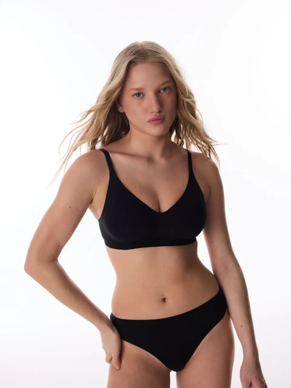 Penti Katoen Lyocell Jersey Bralette zwart, foto 2