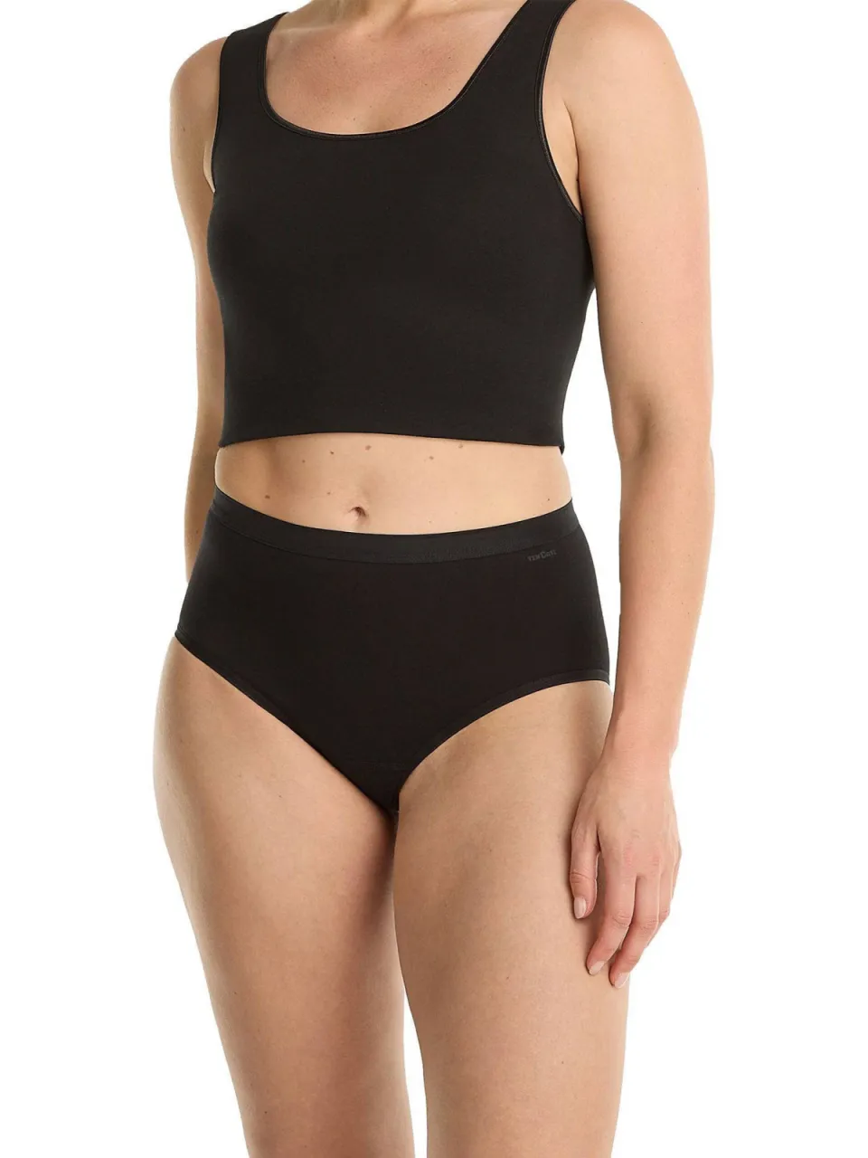 Ten Cate Basic midi slip zwart