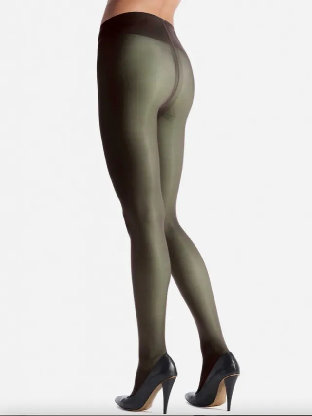 Oroblu total comfort 40 den panty maat M military 7 groen