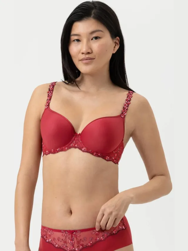 Mey Delightful T-shirt-bh met beugel koraalrood, foto 3