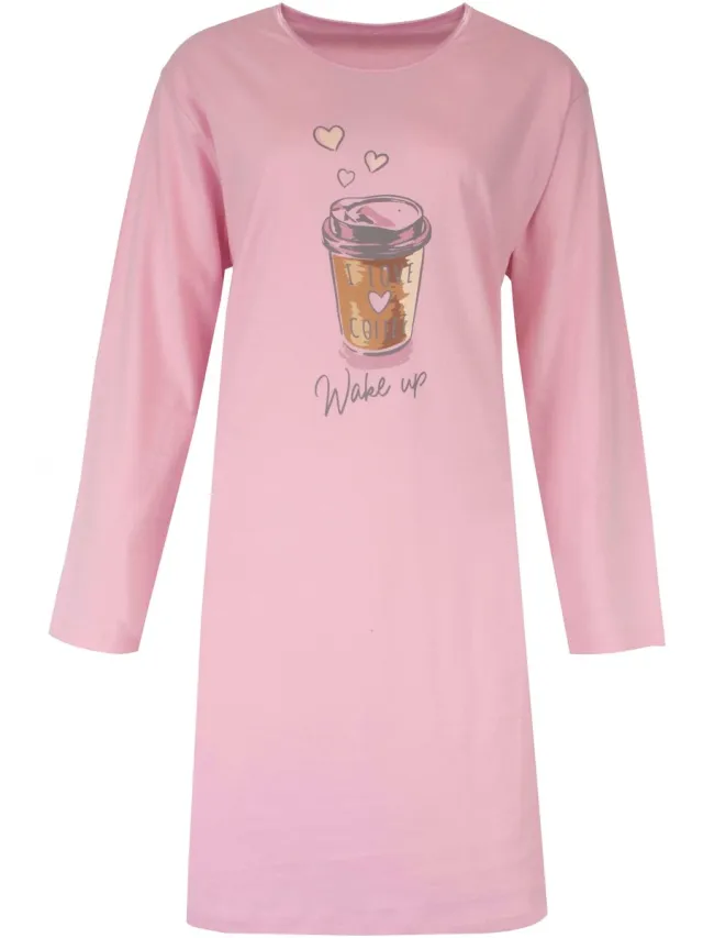 Temptation Dames Big Shirt - Lange Mouwen - Roze