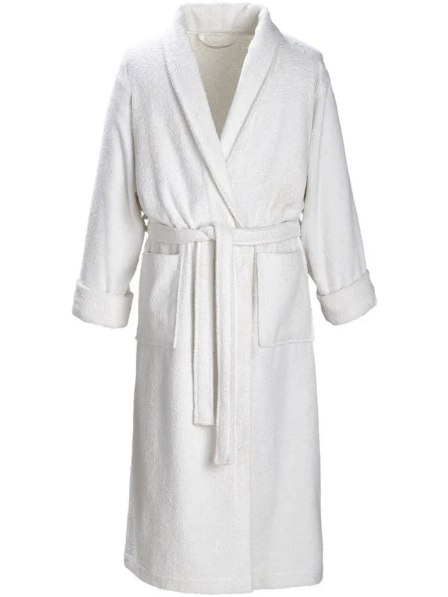 De Witte Lietaer Badjas Etrusk White - XL - Unisex - Katoen Wit