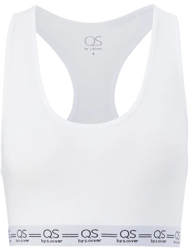 QS female - Sportbeha met racerback wit