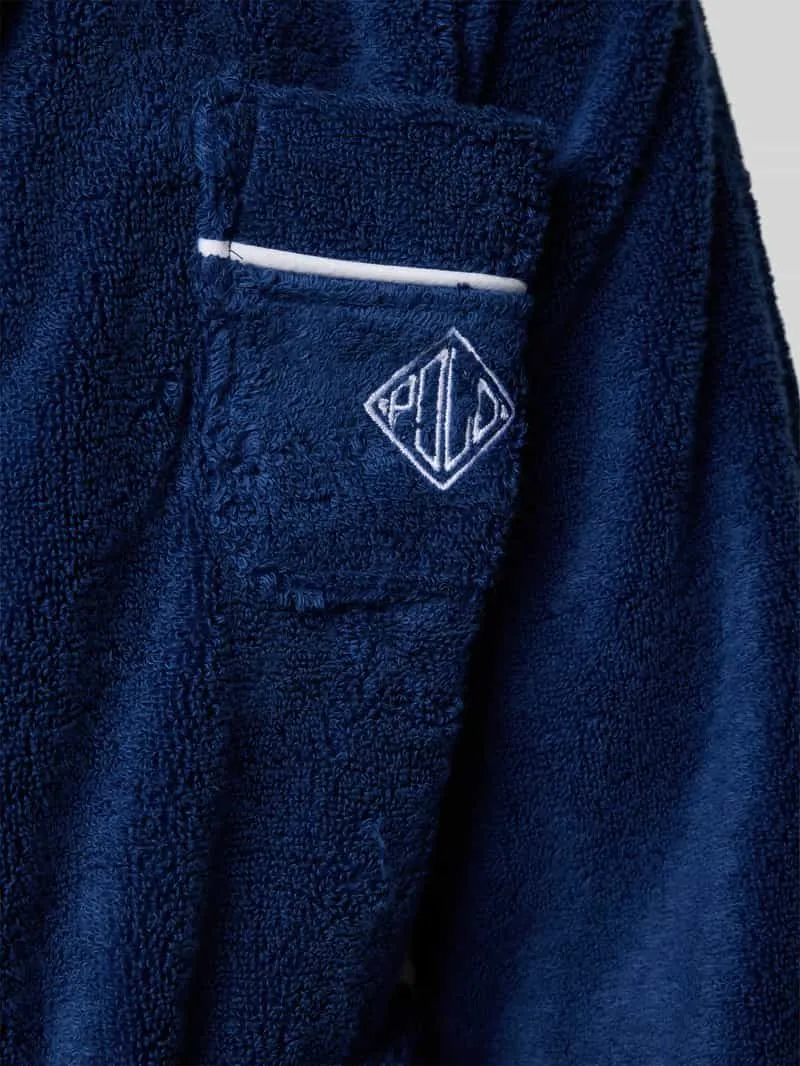 Polo Ralph Lauren Badjas met reverskraag donkerblauw, foto 2