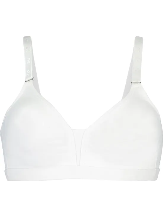 Hunkemöller BH zonder beugel niet voorgevormd - wit white