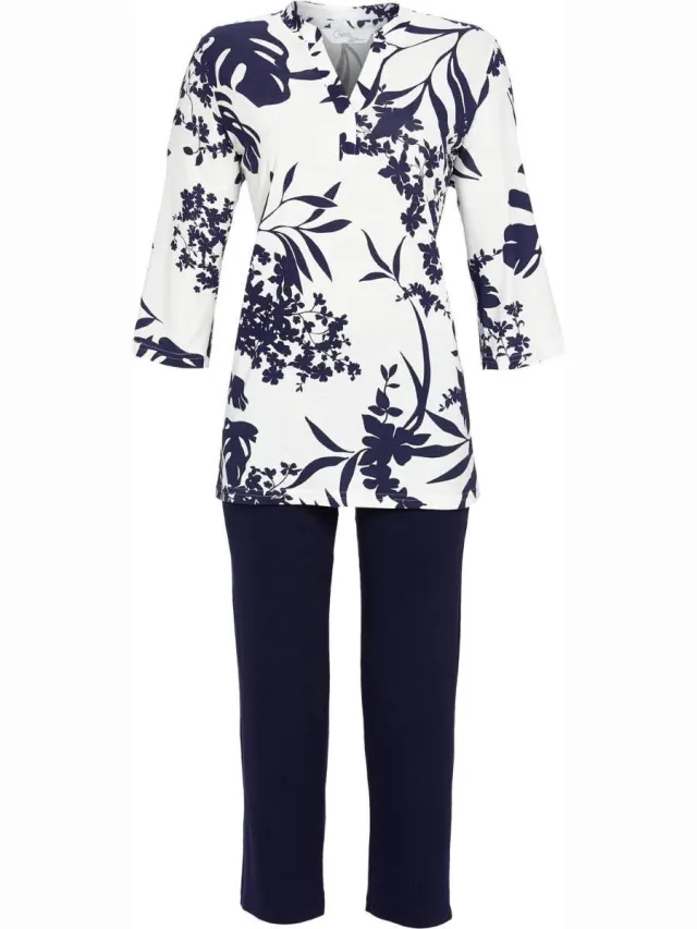 Ringella Floral Design – Pyjama – 5271201 – Night Blue – Blauw