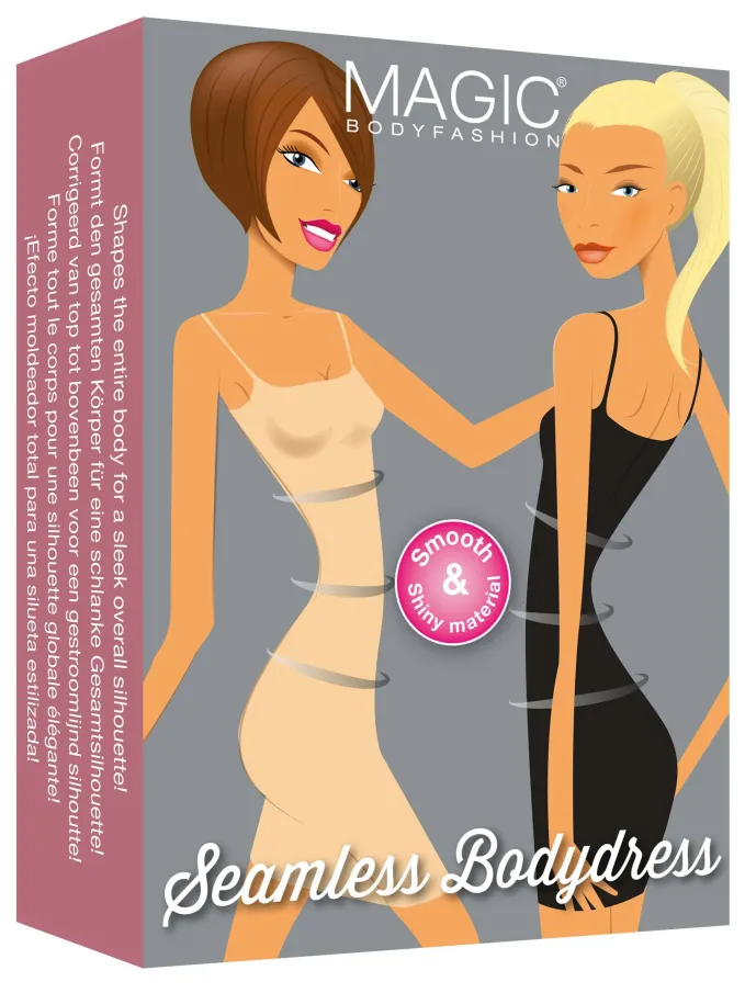 MAGIC Bodyfashion Seamless Bodydress corrigerende jurk zwart, foto 3