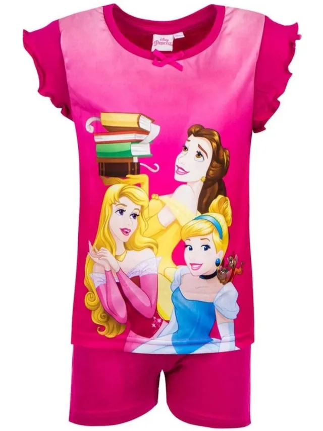Disney Princess Pyjama - Disney Prinsessen - Shortama - Roze
