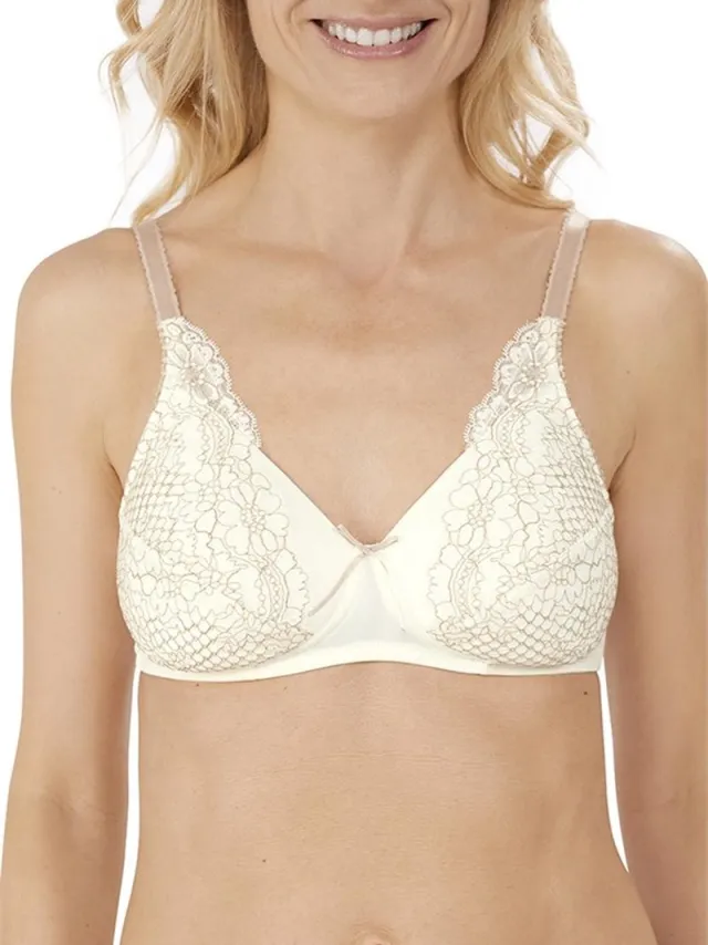 Amoena Alina Voorgevormde Beha Zonder Beugel Wit Off-White/Beige