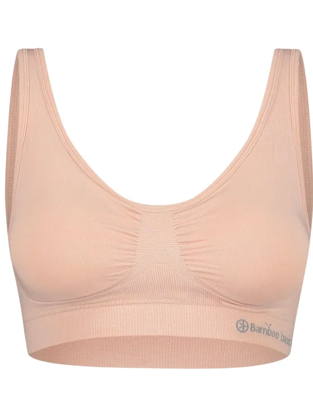 Bamboo Basics Seamless Bra Dames lichtroze