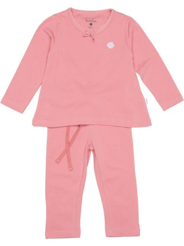 Koeka Cloud pyjama (girls) - Blush pink - 98