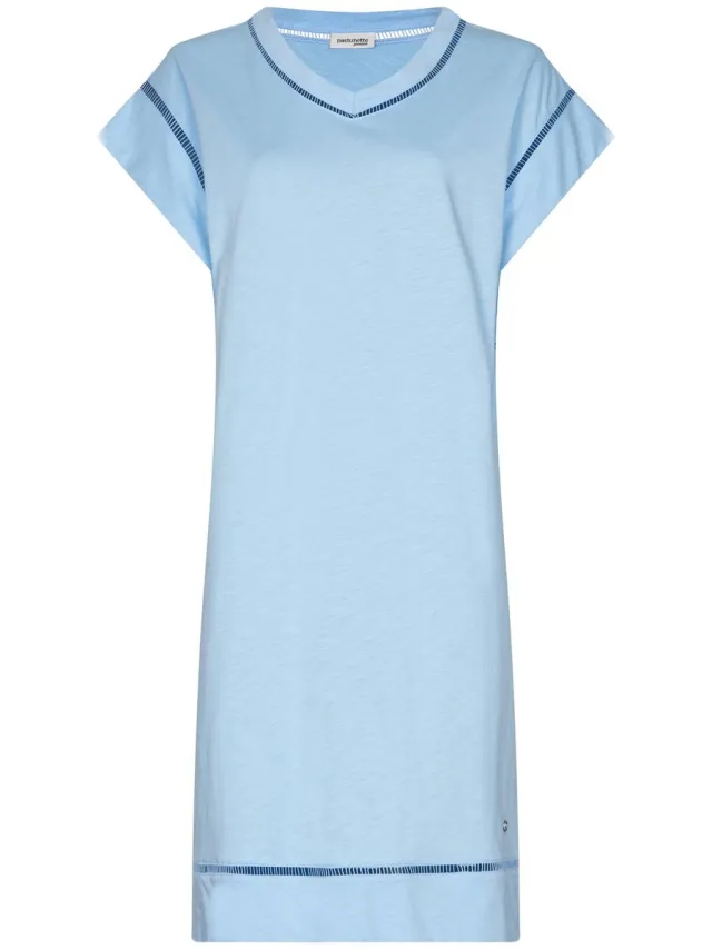 Pastunette Premium - Nachthemd - Skyway - Katoen - Blauw