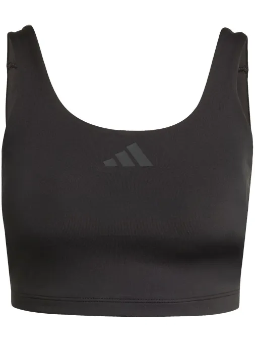 Adidas Optimé Workout Twist sportbeha zwart