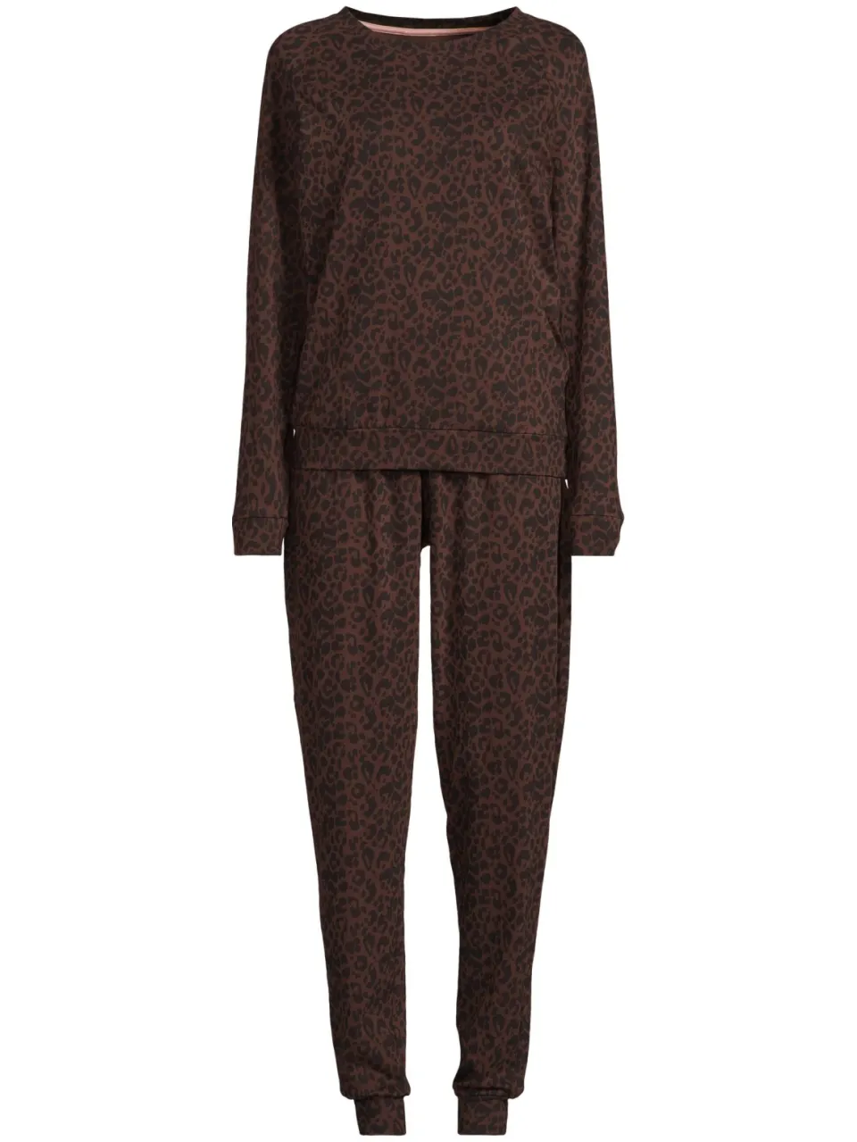 Dreamcovers pyjamaset panterprint bruin/zwart, foto 2