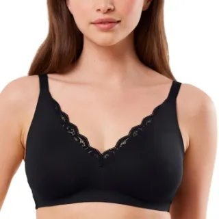 Triumph Amourette minimizer-bh zwart Zwart,Wit,Beige