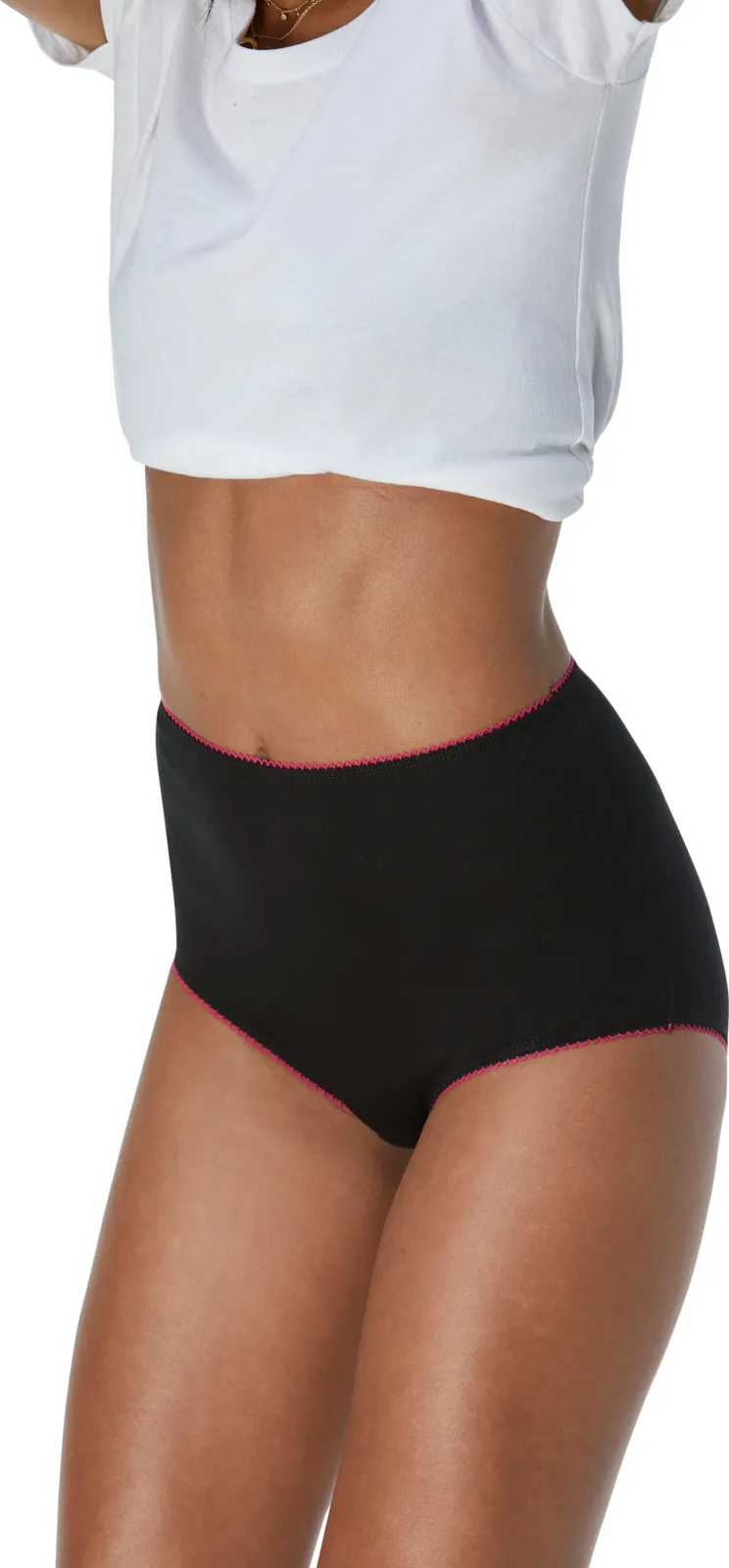 tailleslip wit zwart