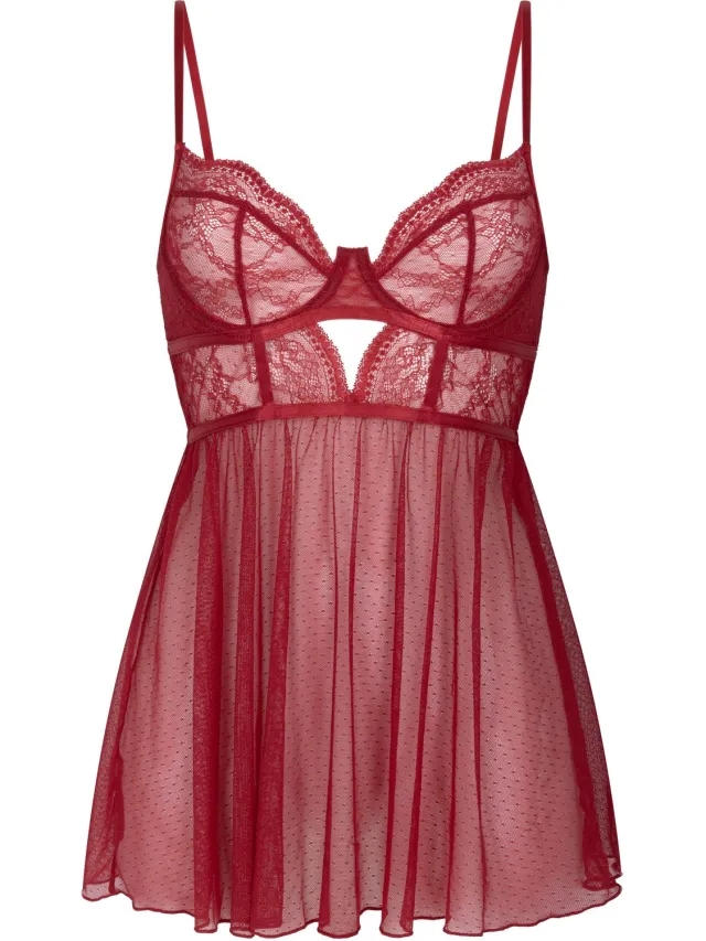 Hunkemöller Isabelle Babydoll Rood