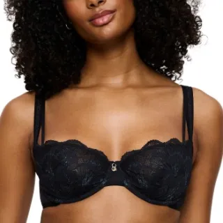 Triumph Palina Moonlight Kiss balconette-bh zwart Rood,Zwart,Blauw