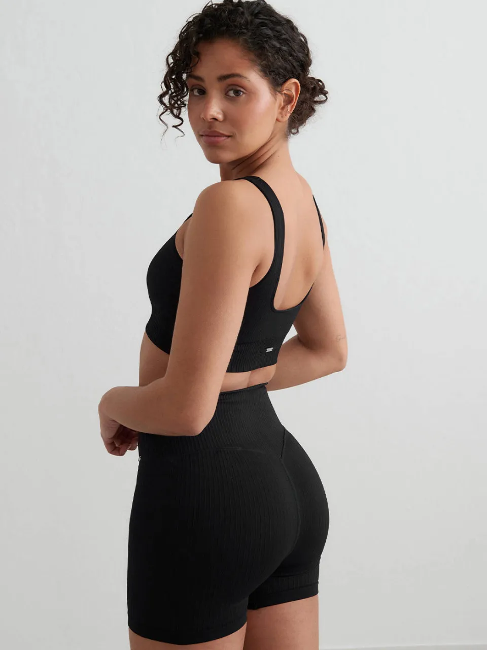 Aim'n sport-bh rib medium support Seamless zwart, foto 3