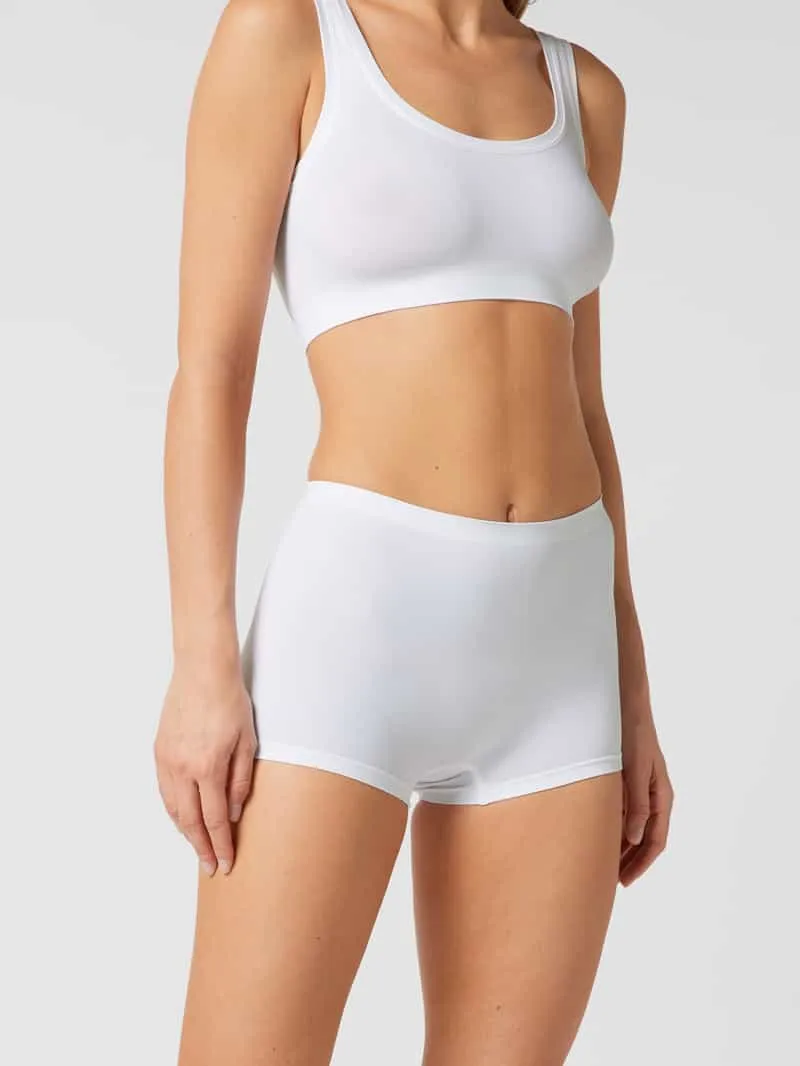 Hanro Slip van microvezel - naadloos, model 'Touch Feeling' Wit