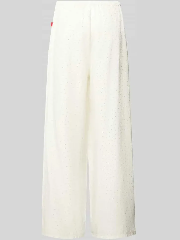 Hugo Relaxed fit pyjamabroek van viscosemix offwhite, foto 2