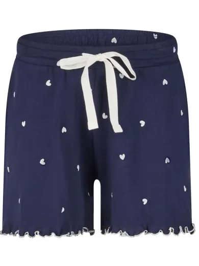 By Louise Dames korte pyjama set shortama off-white, foto 2
