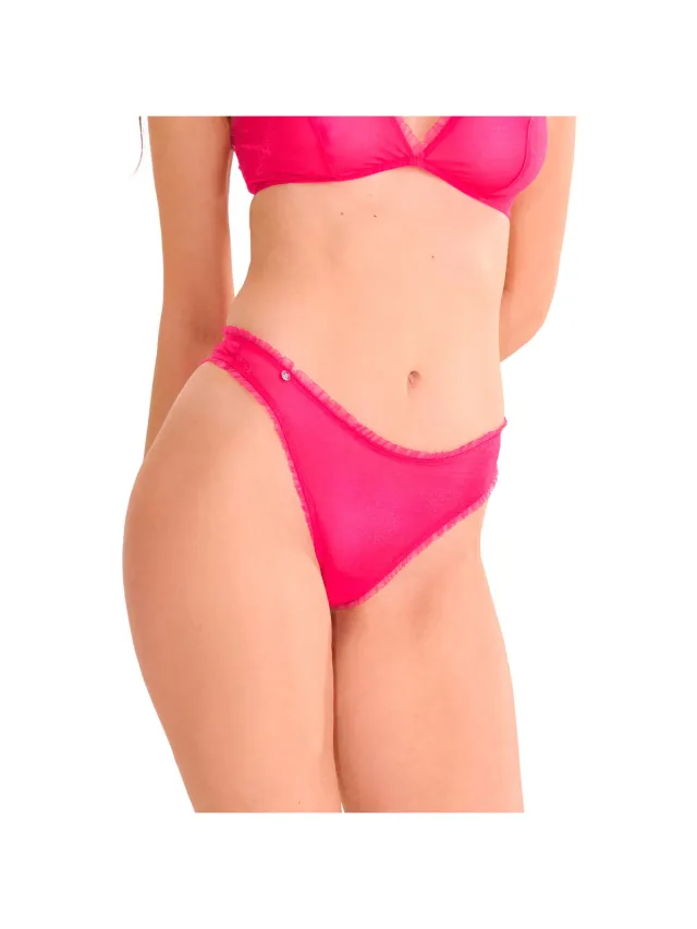 Lisca Tanga's Lisca Braziliaanse laag uitgesneden SHINY STAR Cheek Roze