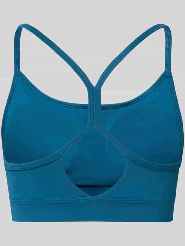 New Balance Yoga bh met cut-out op de rug aan de achterkant turquoise, foto 2