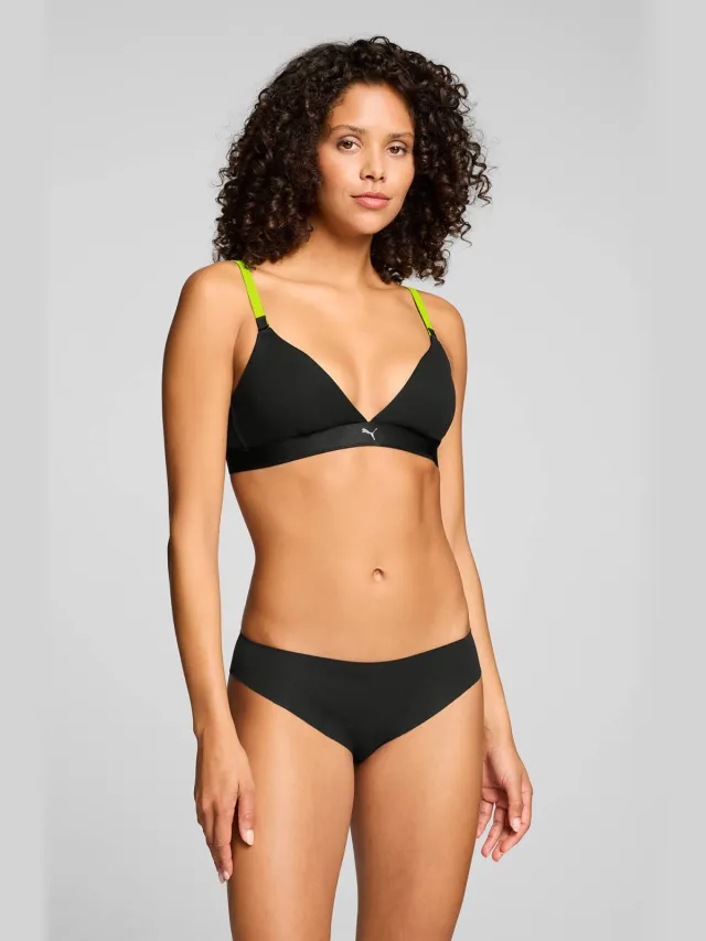 Puma seamless slips zwart (set van 2)