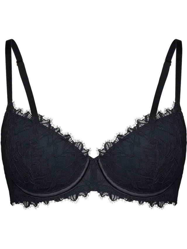ESOTIQ Cmon - Push-upbeha - Zwart - 80C - Kant en uitneembare vulling