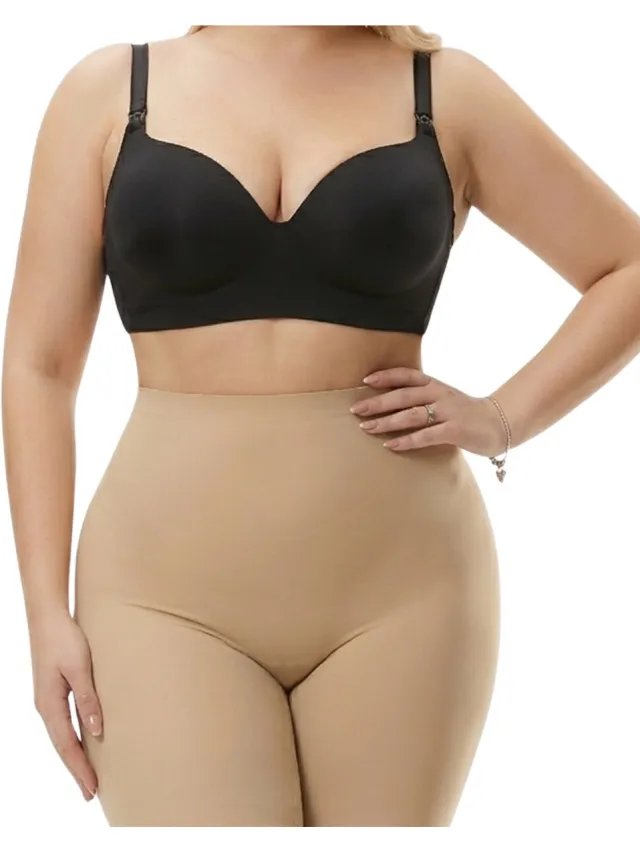 Shapetape Corrigerende Short High Waist - Naadloos - Shapetape - Beige - Shapewear Short voor Dames - Platte Buik - Anti Schuren - Onder Jurk