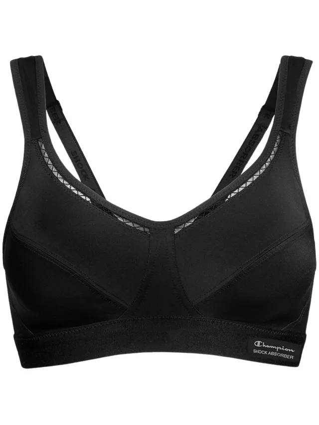 Shock Absorber Active Classic Support Sportbeha Dames zwart