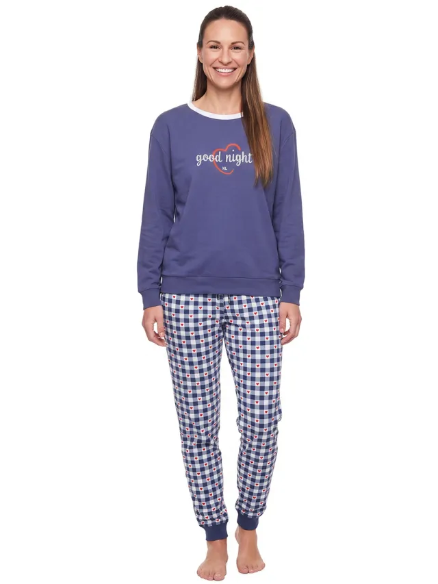 Kisses And Love KLP1 pyjamaset blauw