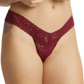 Hanky Panky Daily Lace Low Rise Thong D1 string rood Versch.kleure/Patroon,Rood