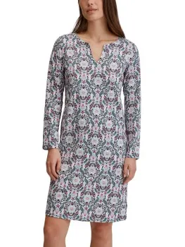 Calida Autumn Dreams Long Sleeve Nightdress * Actie * Versch.kleure/Patroon,Blauw