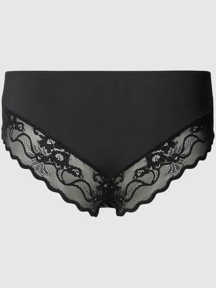 Lascana Slip met sierstrik, model 'VITTORIA' Zwart