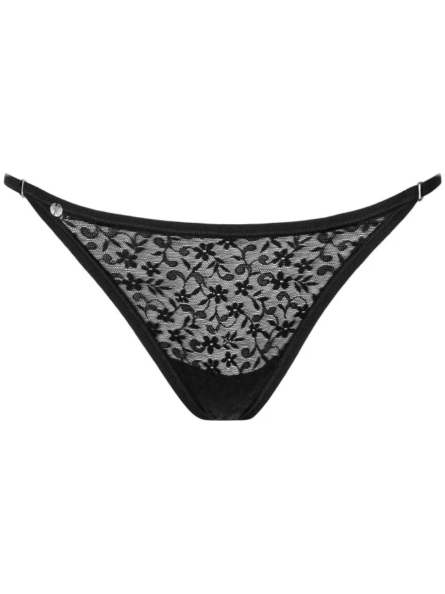 Lisca Tanga's Lisca Braziliaans uitgesneden bikini Smooth Cheek Zwart