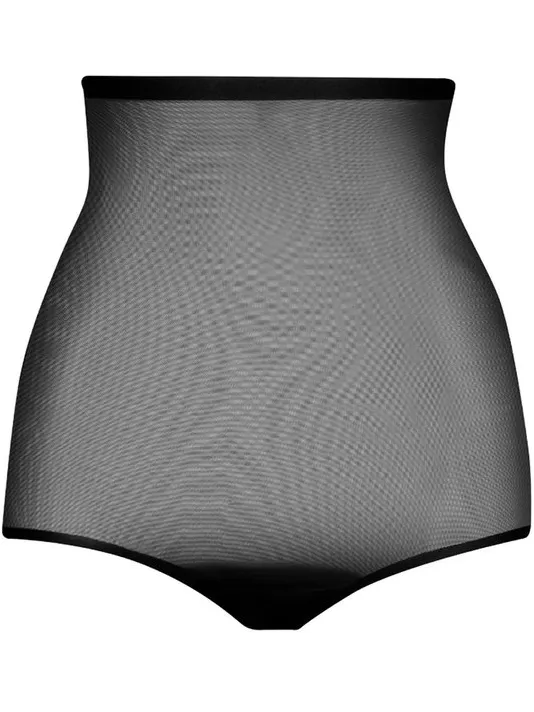 Bye Bra Forming Tulle High Waist Slip Zwart Black