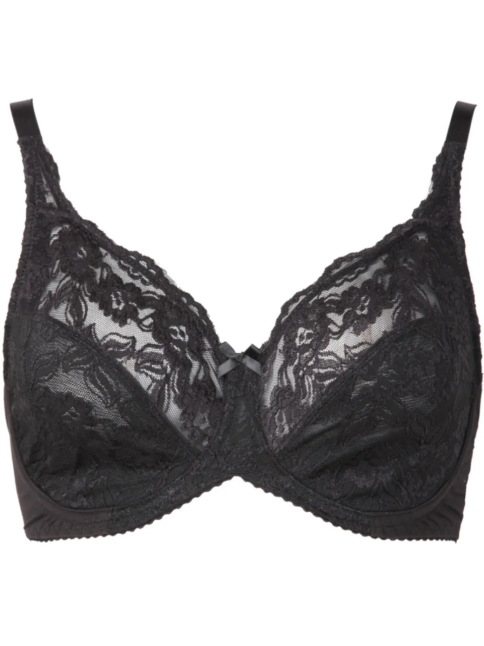 Yours Kanten Stretch Bh Met Beugel In Zwart Bestsellersize, foto 2