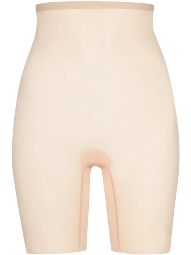 Bye Bra Vormende Tule High Waist Korte Broek Beige