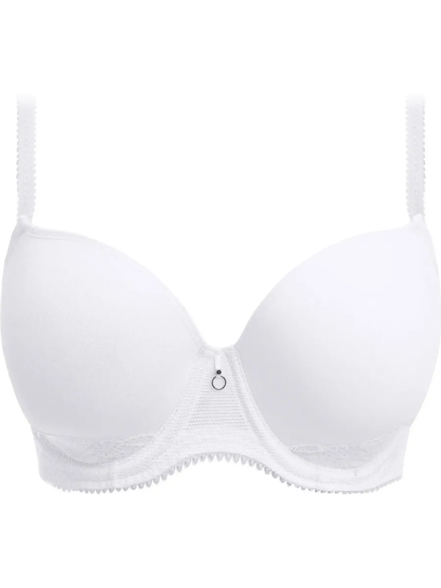 Freya Fascinate voorgevormde plunge T-shirt-bh wit, foto 2