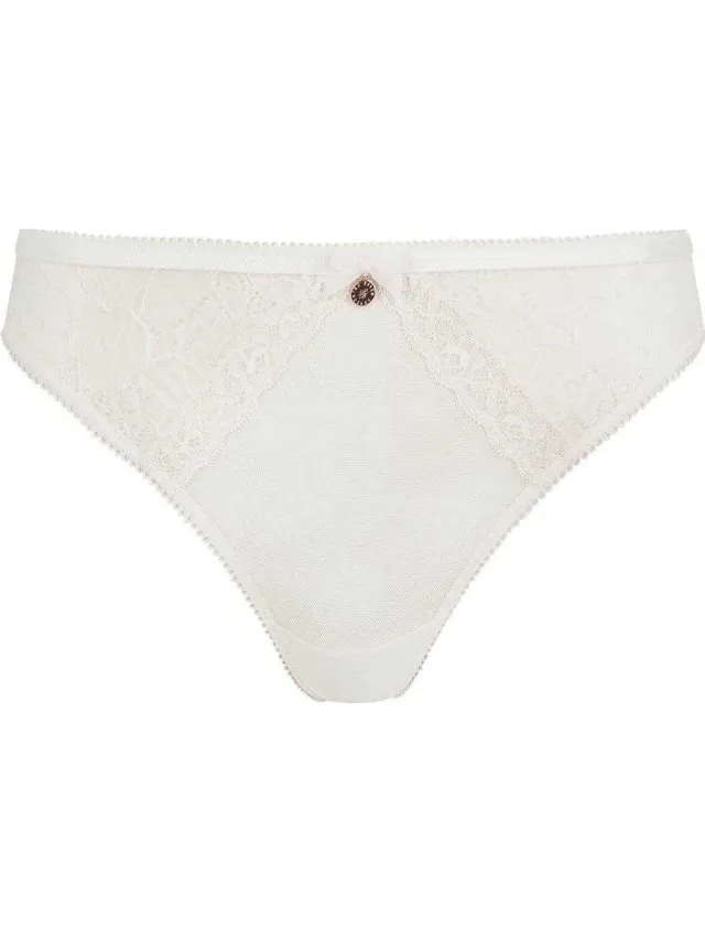 Ted Baker Dames-string Etta met bloemenpatroon en kant (Roze)