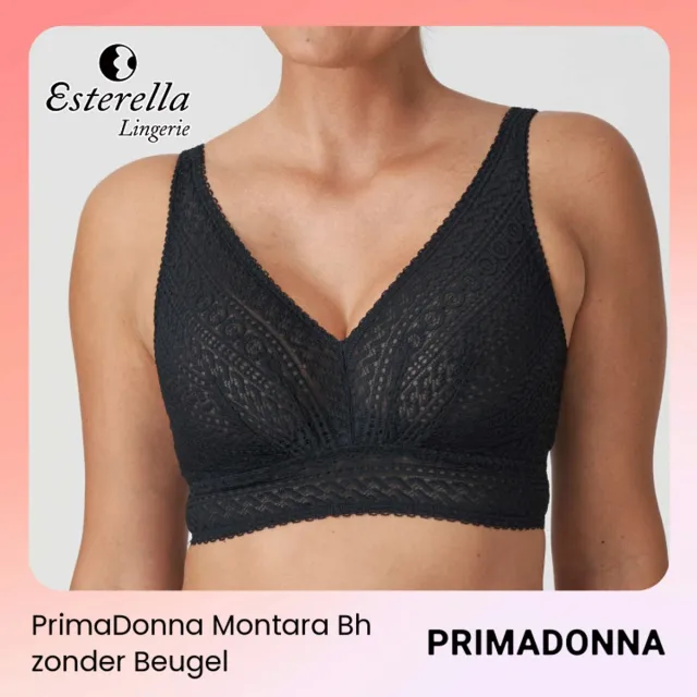 PrimaDonna Montara zonder Beugel 0163386 Zwart - maat EU 75E / FR