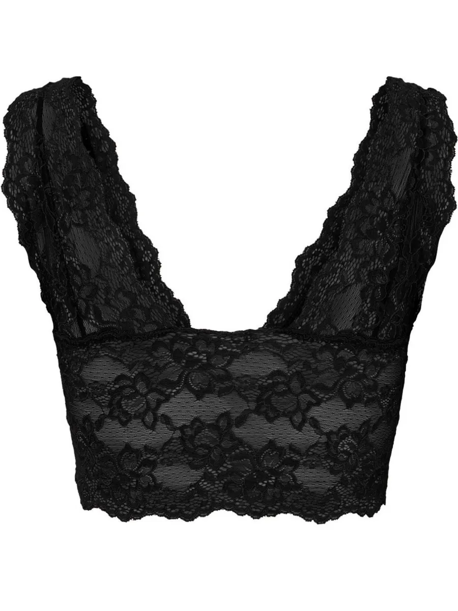 Pieces PCLINA bralette zwart, foto 3