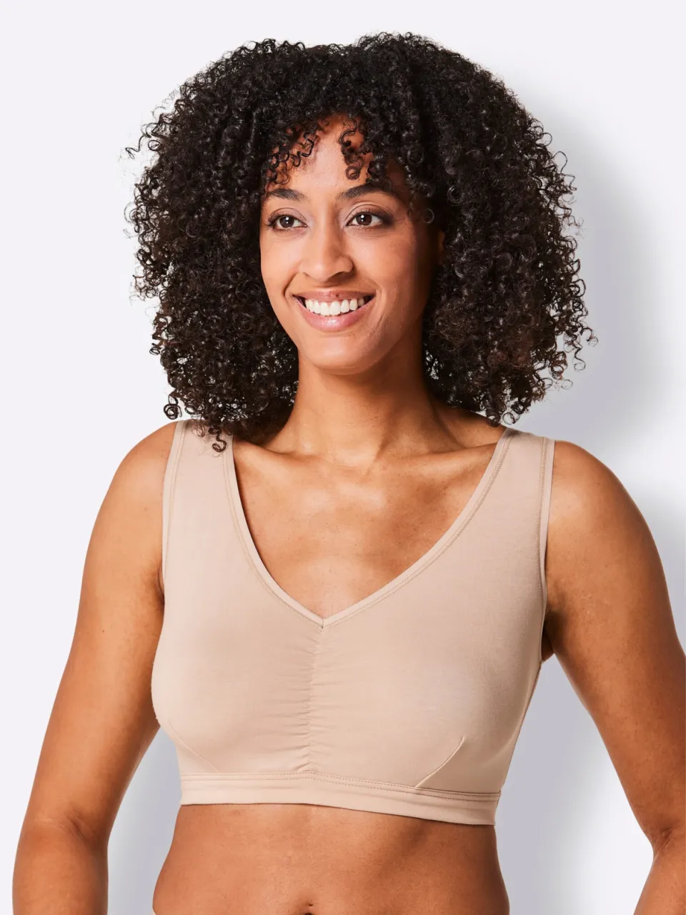 bustier beige camel + champagne