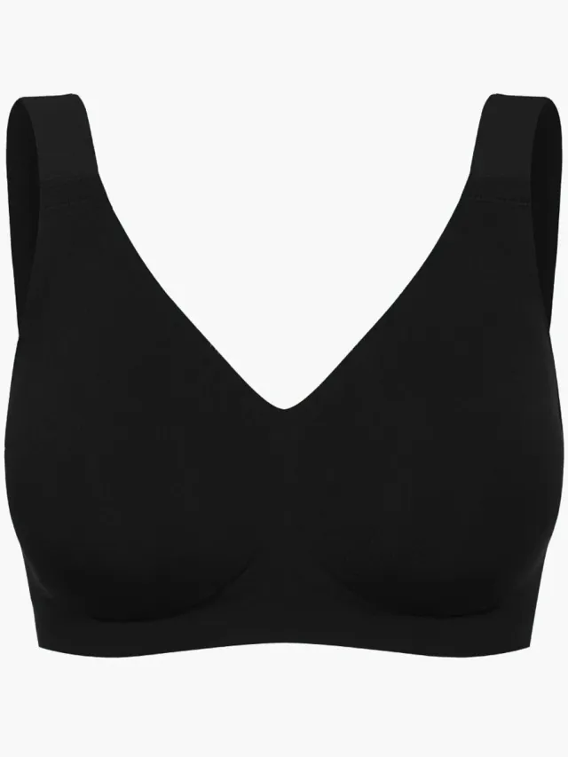 cfab Comfort Minimizer BH - Zwart - M - BH Zonder Beugel Voorgevormd - Ondergoed - Naadlos