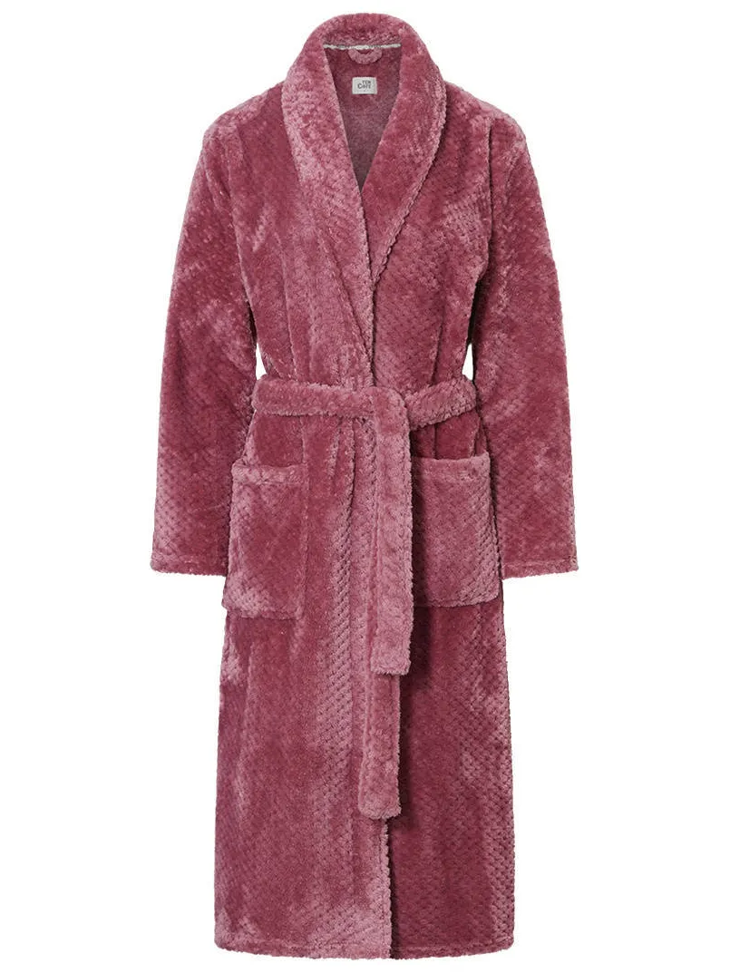 Ten Cate fleece badjas - roze, foto 2