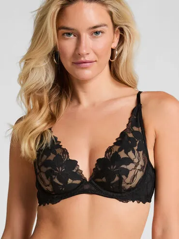 Hunkemöller Niet-voorgevormde beugel bh Ingrid Zwart